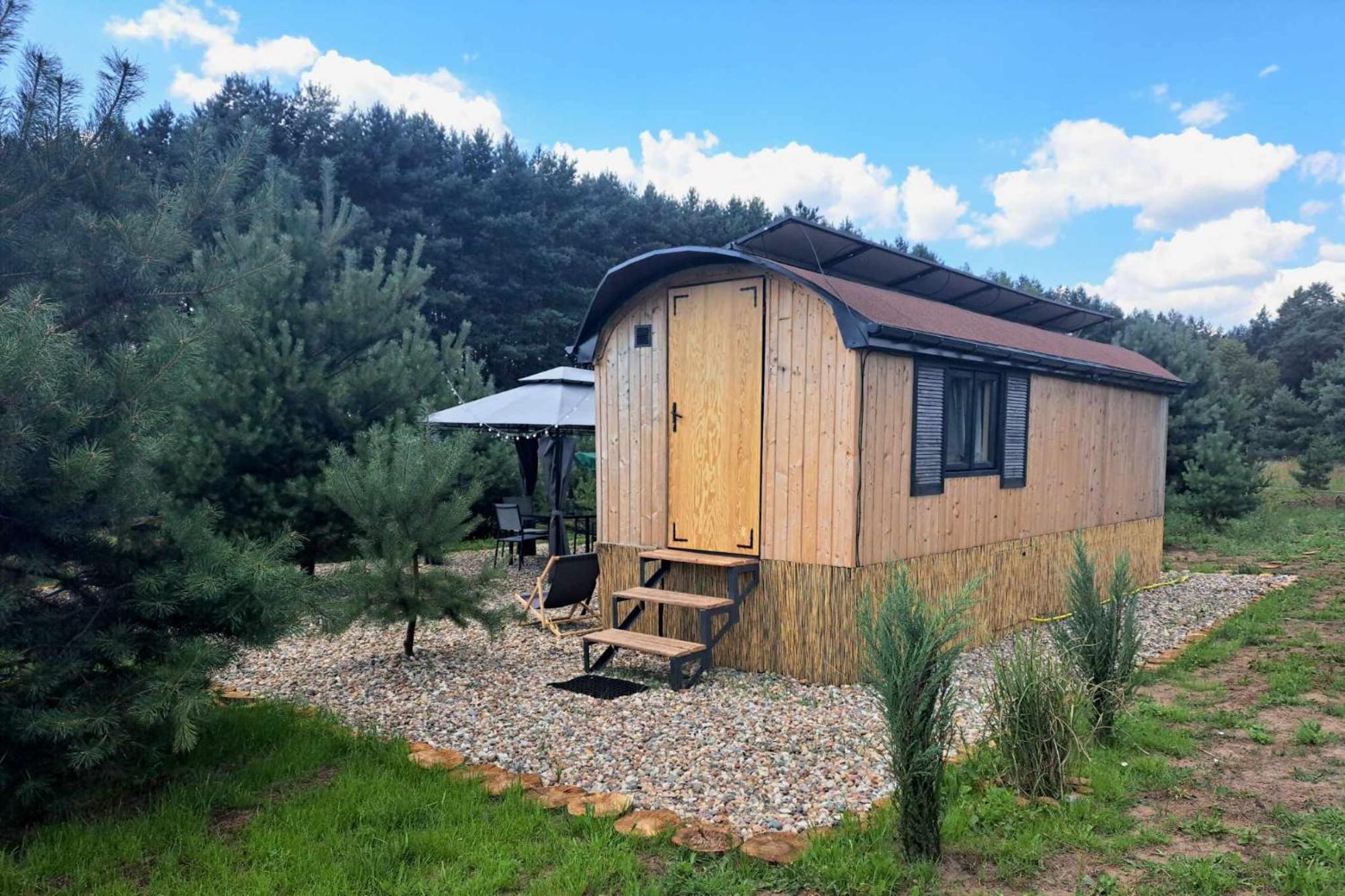 Oaza Swiety Spokoj - Domek Z Balia I Jacuzzi Rzasnik Exterior foto